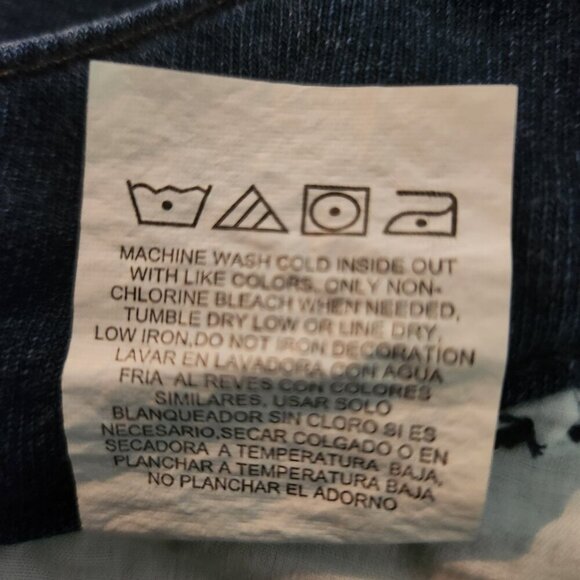 Riders Lee Shorts Womens SIze10 Blue Frayed Hem Mid Rise Stretch Denim Cut Off - Picture 6 of 16